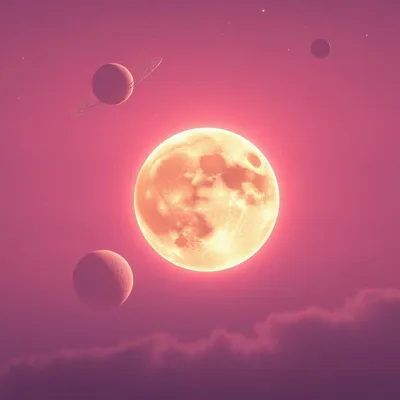 Celestial moon